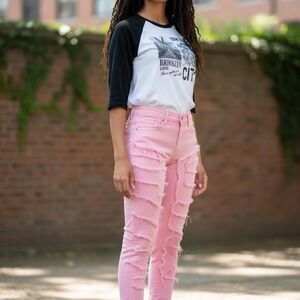 Focus Women's Pink Jeans